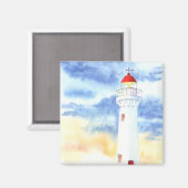Aimant Les monts du phare nautique (Recto/Verso)
