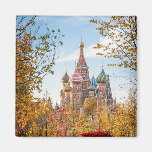 Aimant Les monuments | Cathédrale Saint Basile Moscou (Devant)