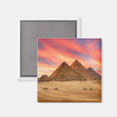 Aimant Les monuments | Les grandes pyramides (Recto/Verso)