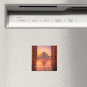 Aimant Les monuments | Taj Mahal, Inde au coucher du sole (In Situ (Lave-vaisselle))