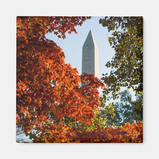 Aimant Les monuments | Washington Monument en automne (Devant)