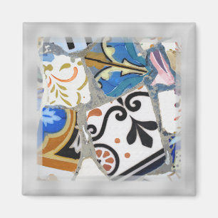 Aimant Les mosaïques de Barcelone Gaudi se ferment