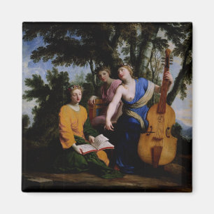 Aimant Les Muses Melpomene, Erato et Polymnia, 1652-55