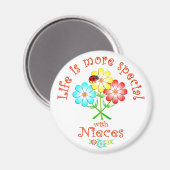 Aimant Les nièces sont spéciales (Recto/Verso)