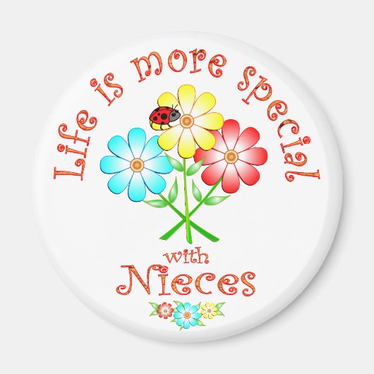 Aimant Les nièces sont spéciales (Devant)