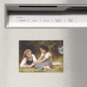 Aimant Les Noisettes : Les jeunes filles ramassent les no (In Situ (Lave-vaisselle))