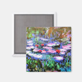 Aimant Les Nymphéas par Monet Affiche (Recto/Verso)