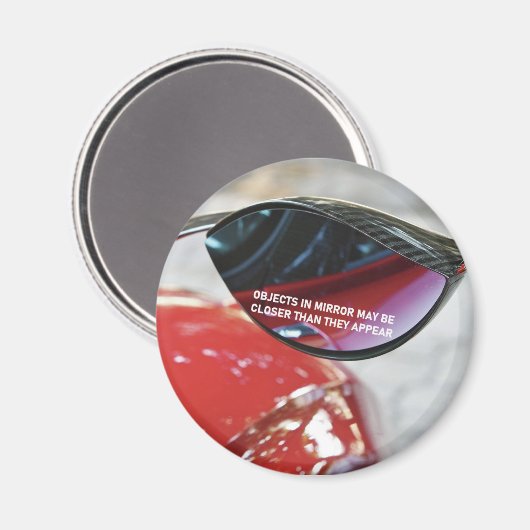 Aimant Les objets Mandela Effet dans le miroir peuvent êt (Recto/Verso)