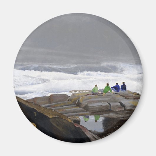 Aimant Les Observateurs de Vagues (Devant)