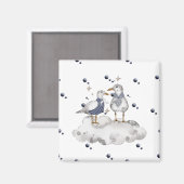 Aimant Les oiseaux de plage (Recto/Verso)