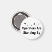 Aimant Les Opérateurs Se Tiennent Par (Recto/Verso)