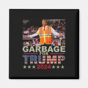 Aimant Les ordures pour les Tee - shirts de Trump 2024 - 