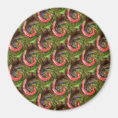 Aimant Les paons de la fête... (Devant)