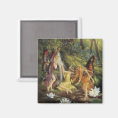 Aimant Les papillons dans la forêt (Recto/Verso)