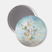 Aimant Les papillons dans les nuages (Recto/Verso)