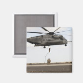 Aimant Les parachutistes de la Force aérienne conduisent  (Recto/Verso)