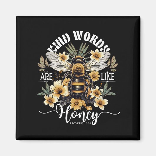 Aimant Les paroles aimables sont comme les abeilles à mie (Devant)