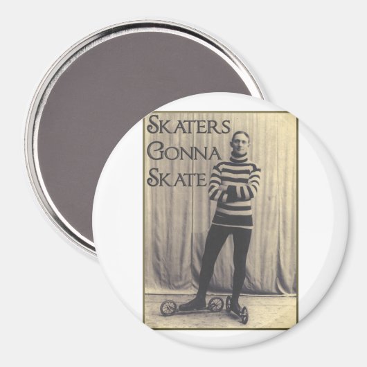 Aimant Les Patineurs Patineront... (Recto/Verso)