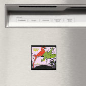 Aimant Les perroquets du canal de Panama (In Situ (Lave-vaisselle))