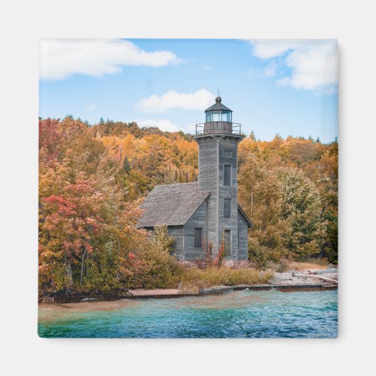 Aimant Les phares | Grand Island East Channel Light (Devant)