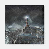 Aimant Les phares | Phare dans la tempête (Devant)