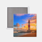 Aimant Les phares | Phare d'Itapuã Brésil (Recto/Verso)