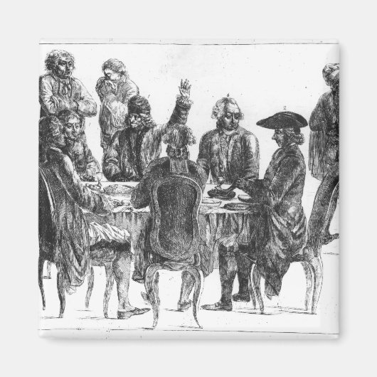 Aimant Les philosophes de Supper, vers 1750 (Devant)