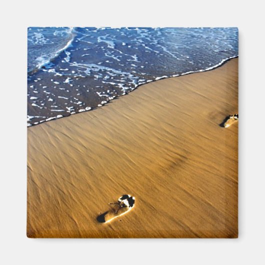 Aimant Les pieds dans la plage (Devant)