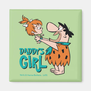 Aimant Les Pierrafeu  Fred & Pebbles - Daddy's Girl
