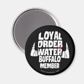 Aimant Les Pierrafeu | Loyal Order Water Buffalo Membre (Recto/Verso)