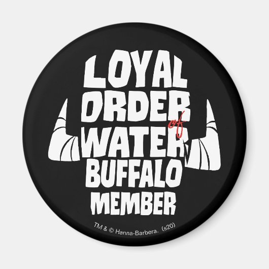 Aimant Les Pierrafeu | Loyal Order Water Buffalo Membre (Devant)