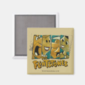 Aimant Les Pierrafeu | Panneaux de caractères Retro Comic (Recto/Verso)