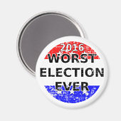 Aimant Les pires élections jamais (Recto/Verso)