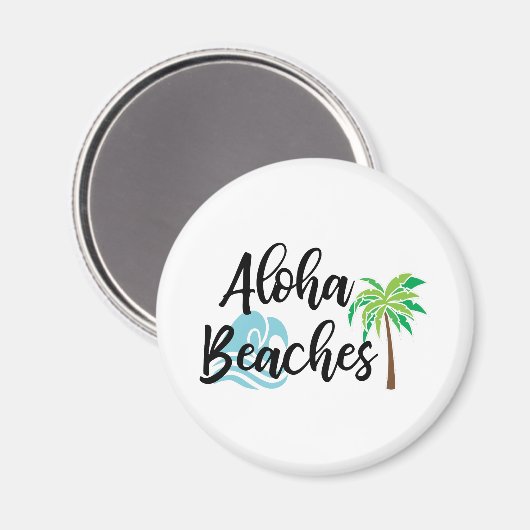 Aimant les plages d'aloha (Recto/Verso)