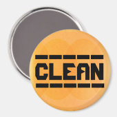 Aimant Les Plats Sont Propres (Recto/Verso)