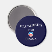 Aimant Les plombiers d'Obama (Recto/Verso)