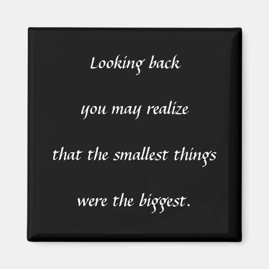 Aimant Les plus petites choses (Devant)