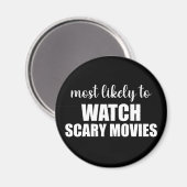 Aimant Les Plus Probables À Regarder Des Films Écarts Drô (Recto/Verso)