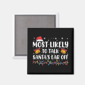 Aimant Les Plus Susceptibles De Parler De Santas Oreille  (Recto/Verso)