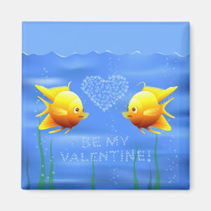 Aimant Les poissons de Valentine