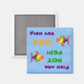 Aimant Les poissons sont alimentés/non alimentés en magné (Recto/Verso)