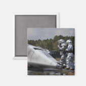 Aimant Les pompiers répondent sur place (Recto/Verso)