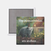Aimant Les Possibilités sont infinies... Opossum (Recto/Verso)