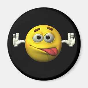 Aimant Les pouces lèvent le caractère de visage