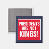 Aimant Les présidents ne sont pas rois (Recto/Verso)