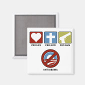 Aimant Les principes contre Obama (Recto/Verso)
