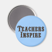 Aimant Les professeurs inspirent (Recto/Verso)