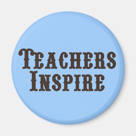 Aimant Les professeurs inspirent (Devant)