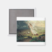 Aimant Les progrès américains par John Gast (Recto/Verso)