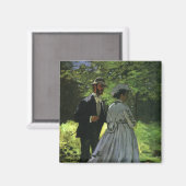 Aimant Les Promeneurs, alias Les Flâneurs de Claude Monet (Recto/Verso)